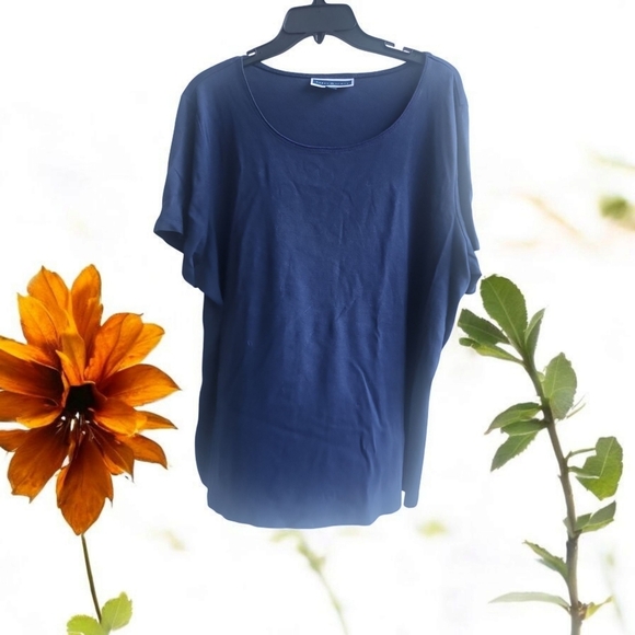 Karen Scott 100% cotton  short sleeves  top Size 3x - Picture 3 of 7